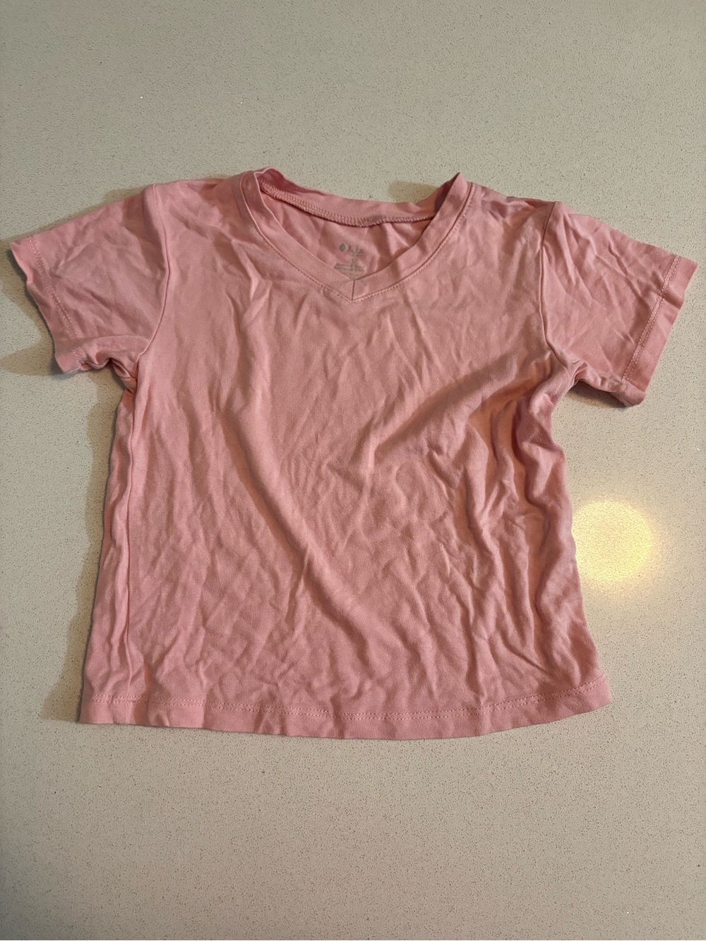 Kyte Baby Light Pink V-Neck Tee